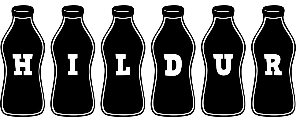 Hildur bottle logo