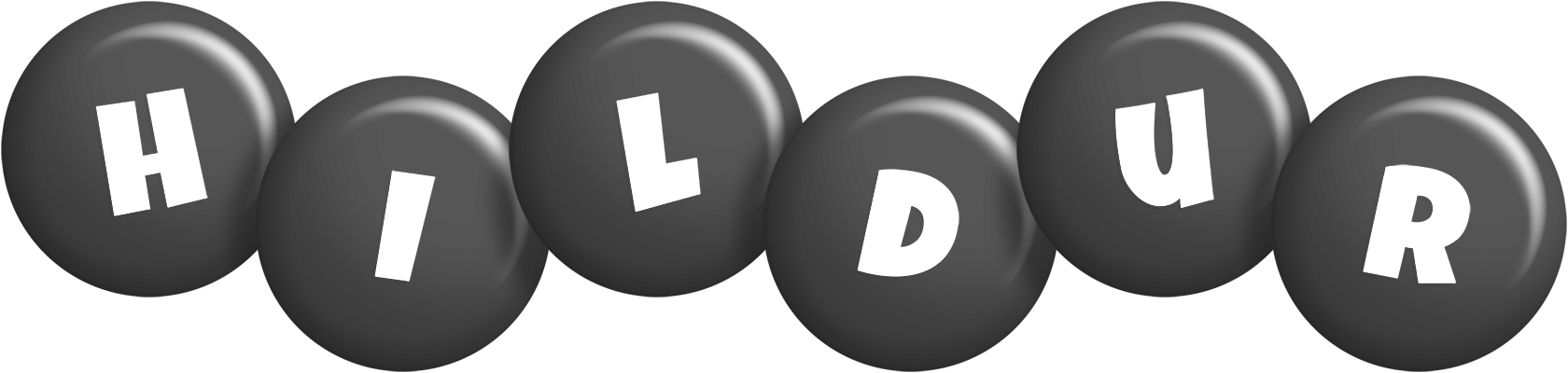 Hildur candy-black logo
