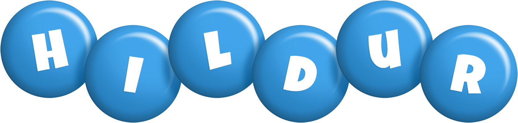 Hildur candy-blue logo