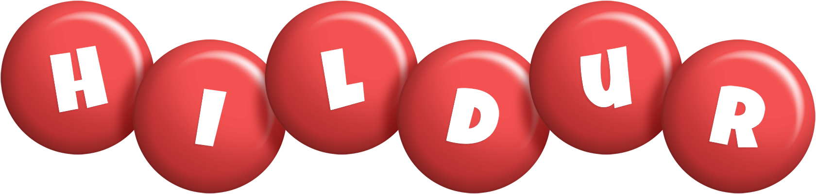 Hildur candy-red logo