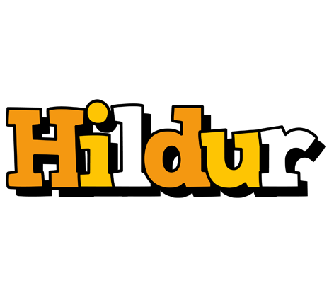 Hildur cartoon logo