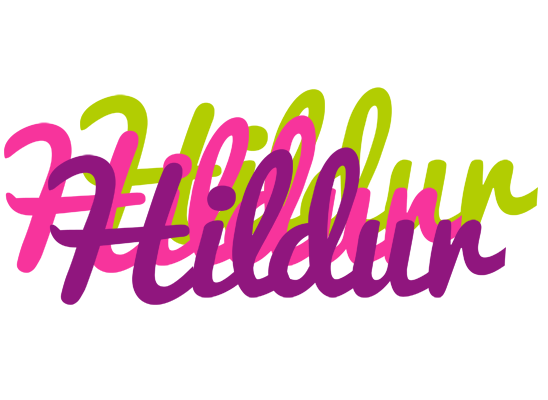 Hildur flowers logo