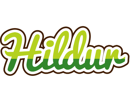 Hildur golfing logo