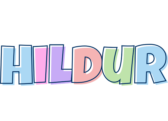 Hildur pastel logo