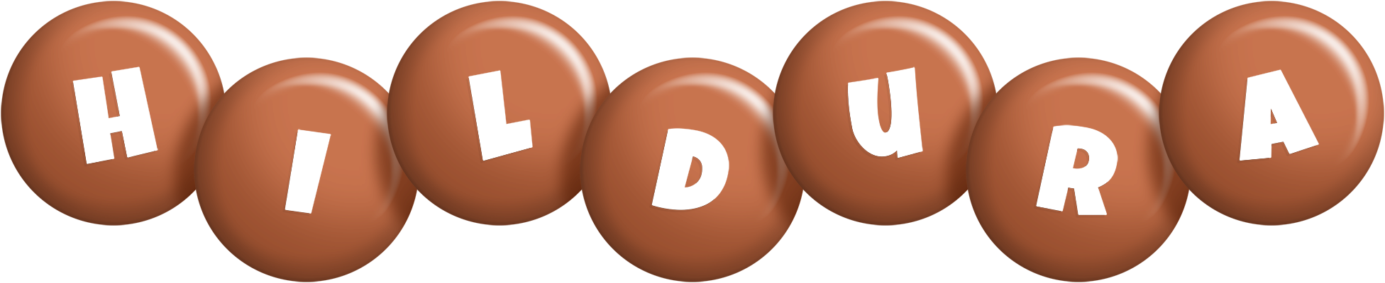 Hildura candy-brown logo