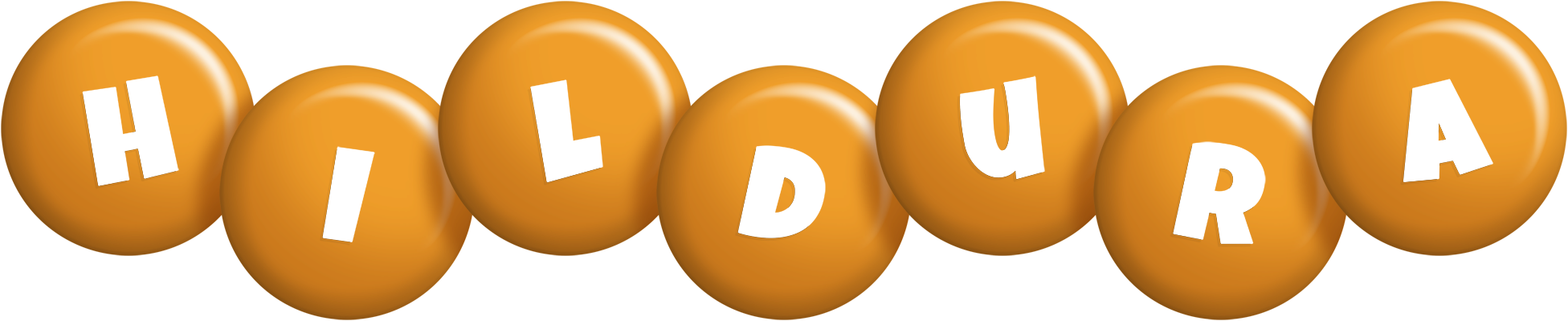 Hildura candy-orange logo