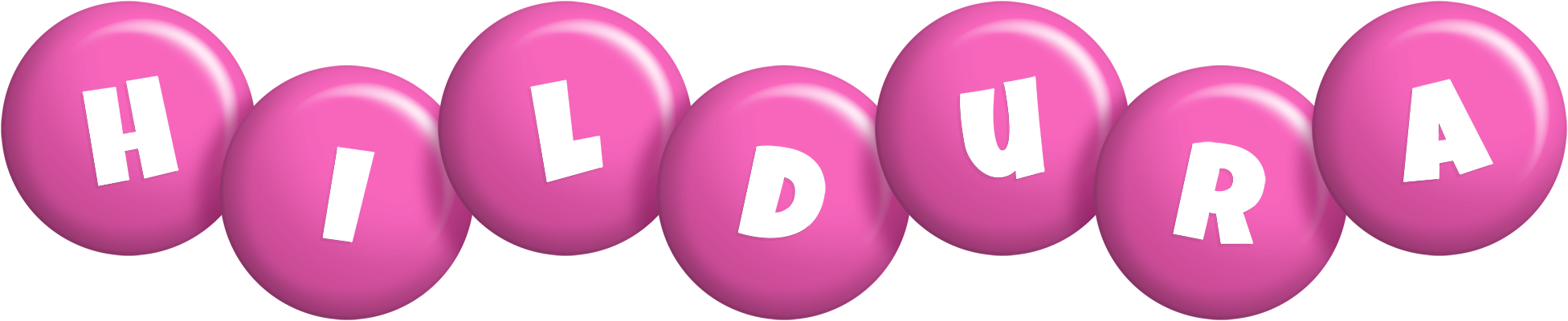 Hildura candy-pink logo