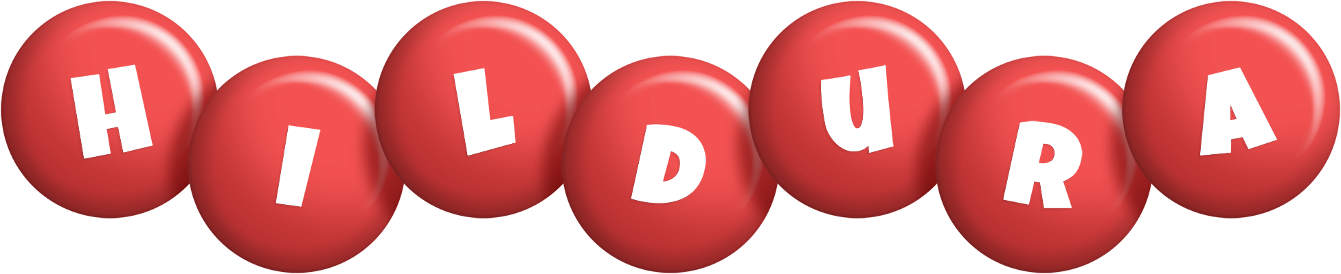 Hildura candy-red logo