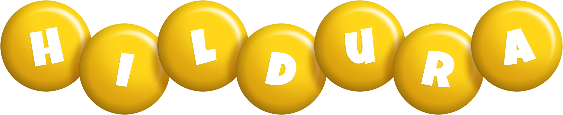 Hildura candy-yellow logo