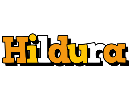 Hildura cartoon logo