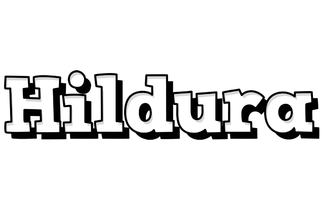 Hildura snowing logo