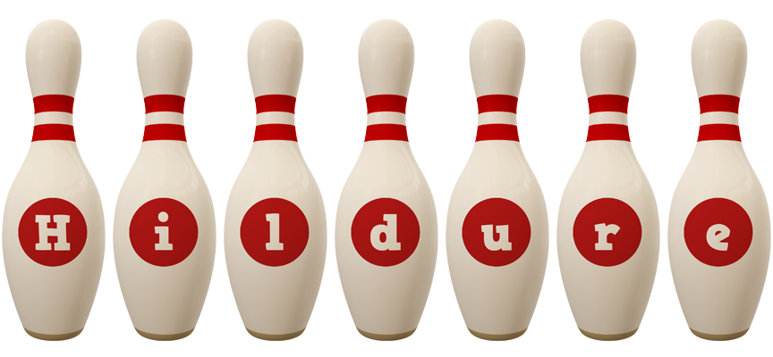 Hildure bowling-pin logo