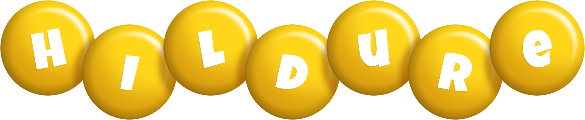 Hildure candy-yellow logo