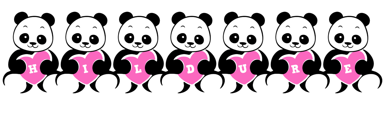 Hildure love-panda logo