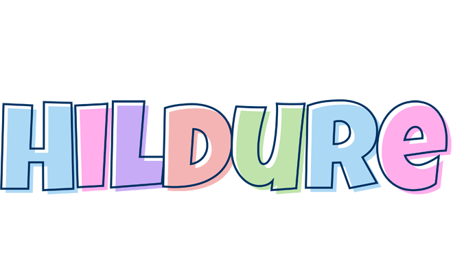 Hildure pastel logo