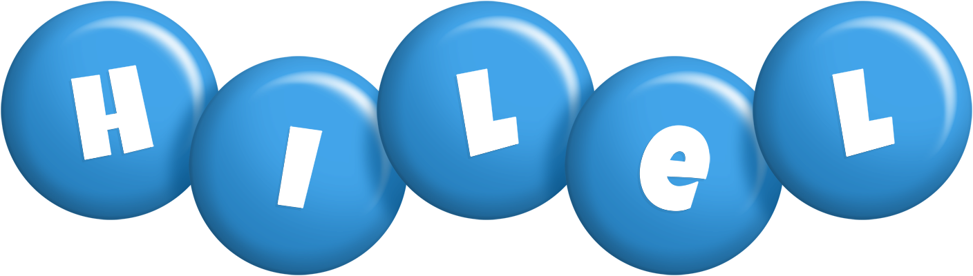 Hilel candy-blue logo