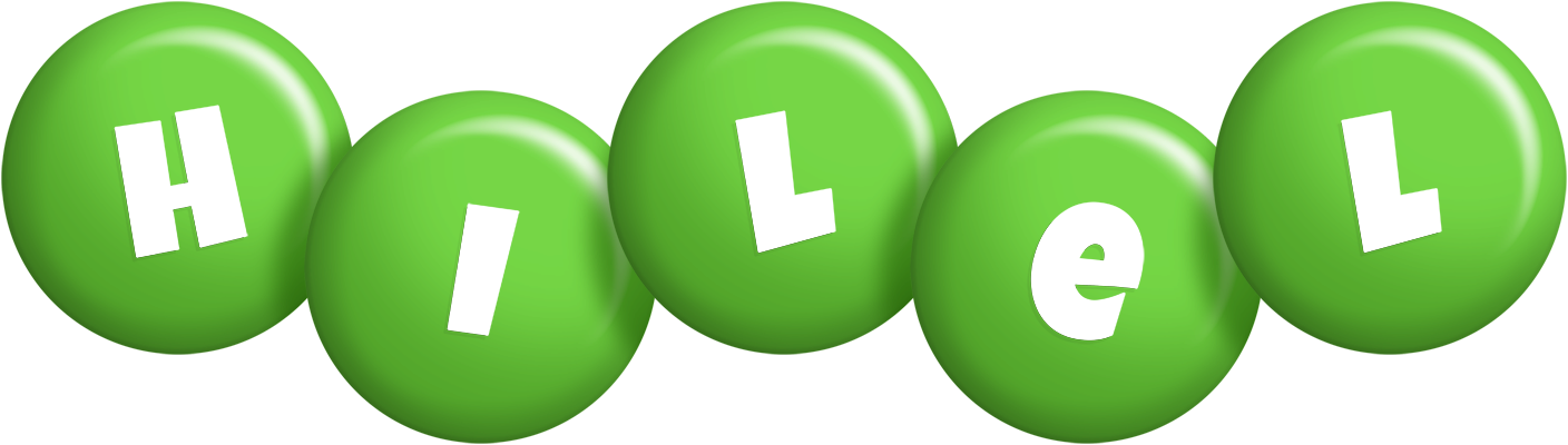 Hilel candy-green logo