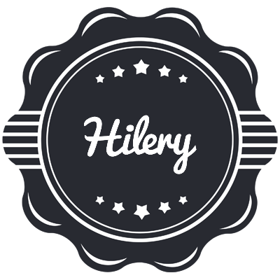 Hilery badge logo