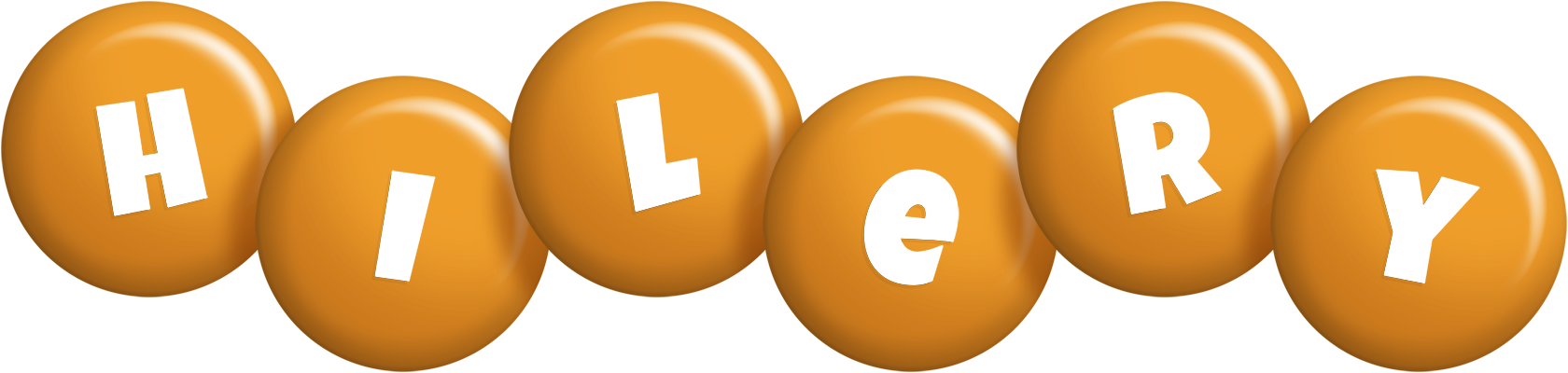 Hilery candy-orange logo