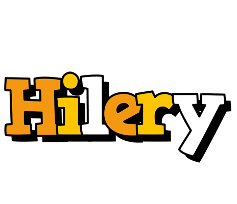 Hilery cartoon logo