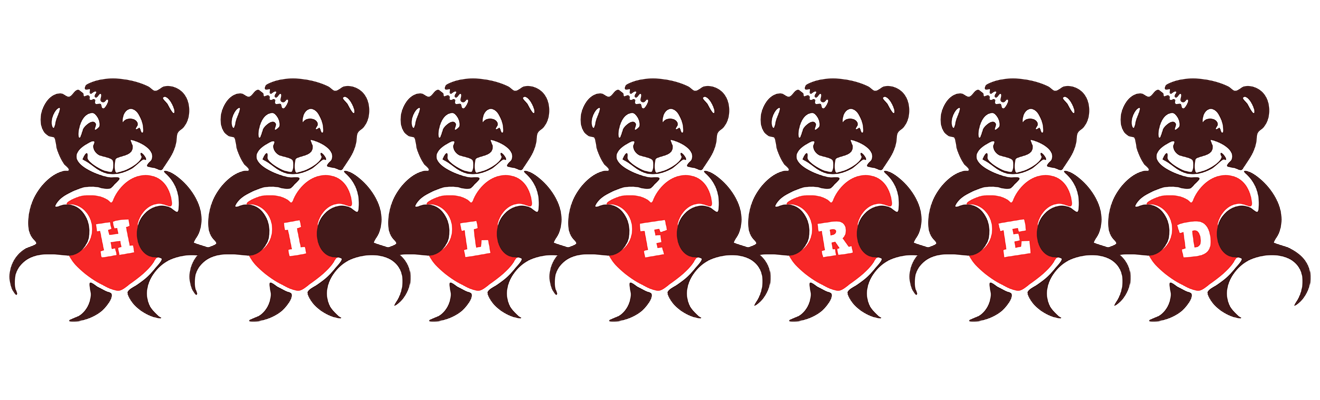 Hilfred bear logo