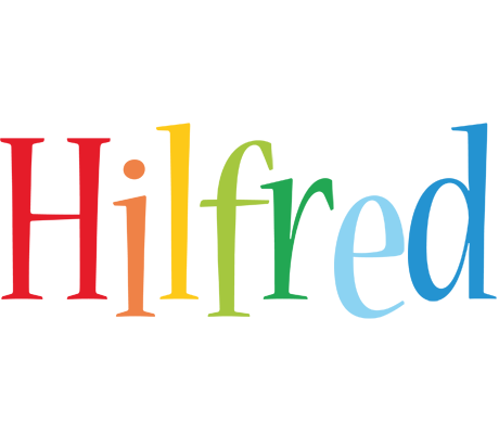Hilfred birthday logo