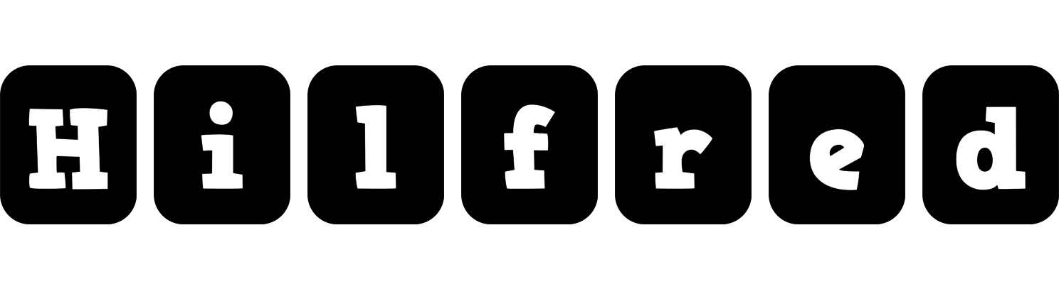 Hilfred box logo
