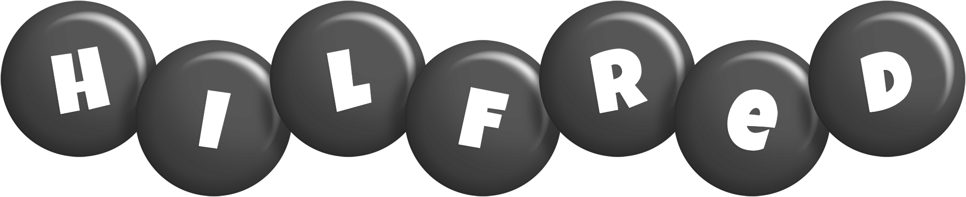 Hilfred candy-black logo