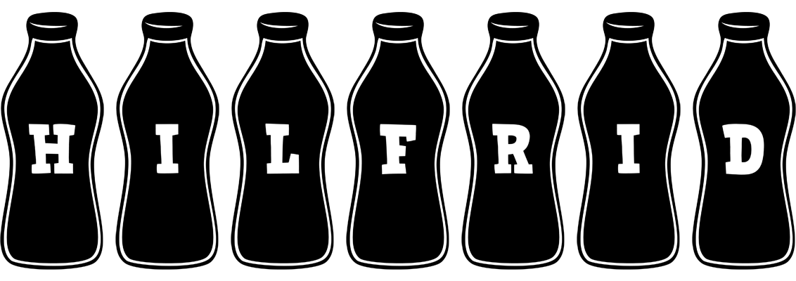 Hilfrid bottle logo