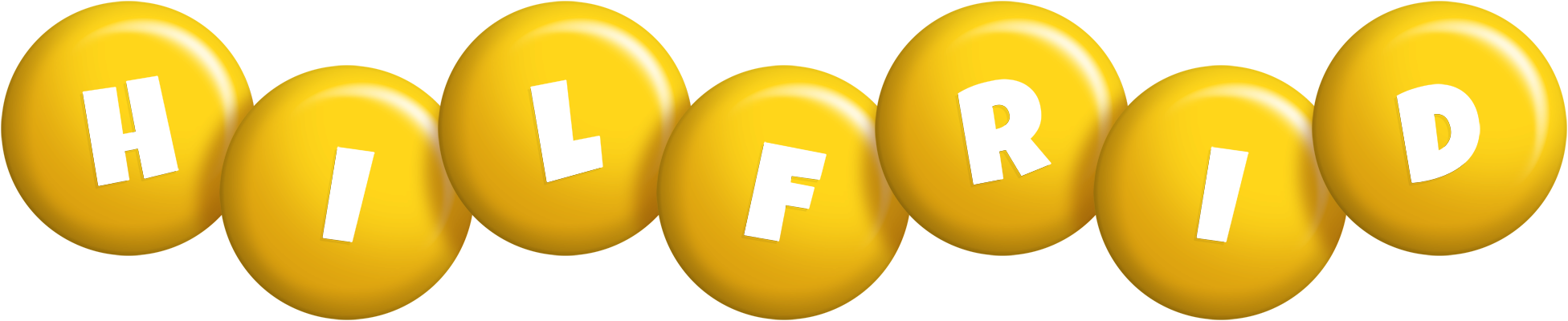 Hilfrid candy-yellow logo