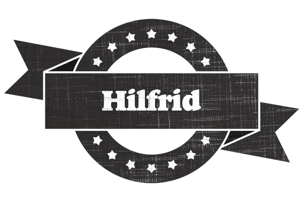 Hilfrid grunge logo