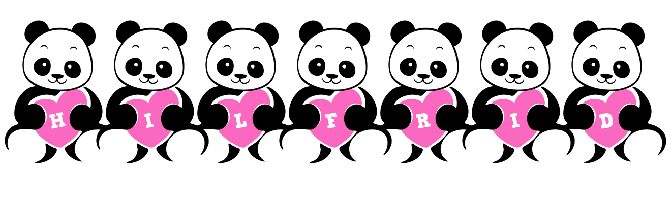 Hilfrid love-panda logo