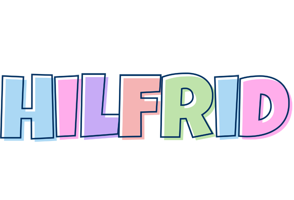 Hilfrid pastel logo