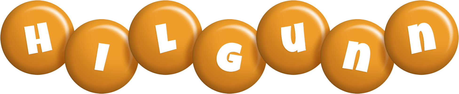 Hilgunn candy-orange logo