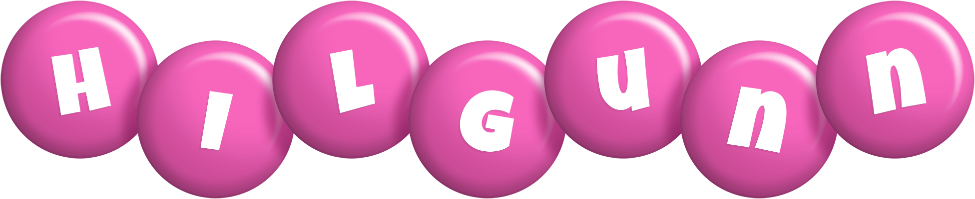 Hilgunn candy-pink logo