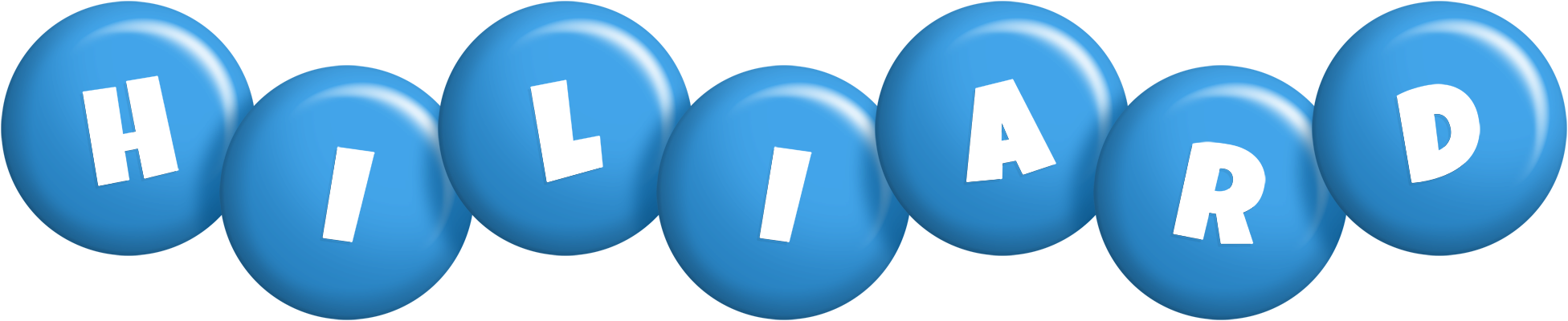 Hiliard candy-blue logo