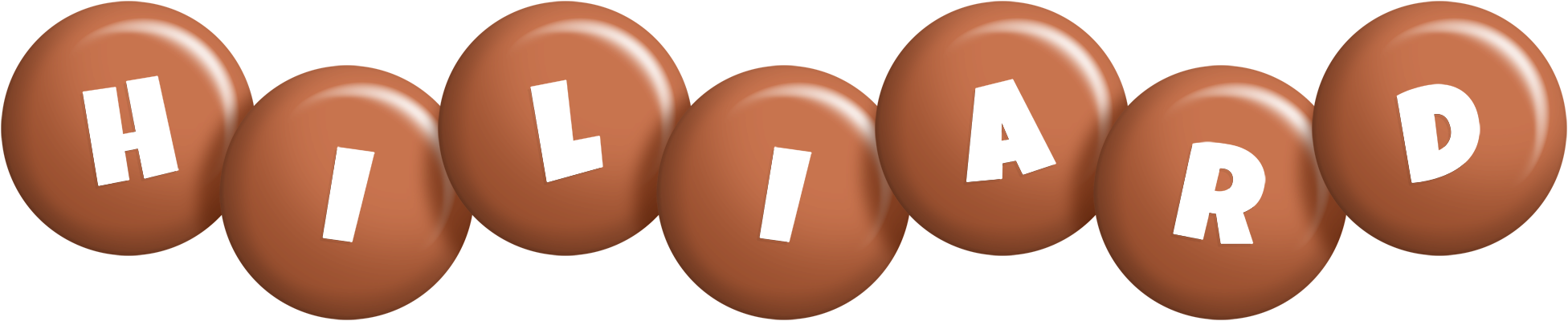 Hiliard candy-brown logo