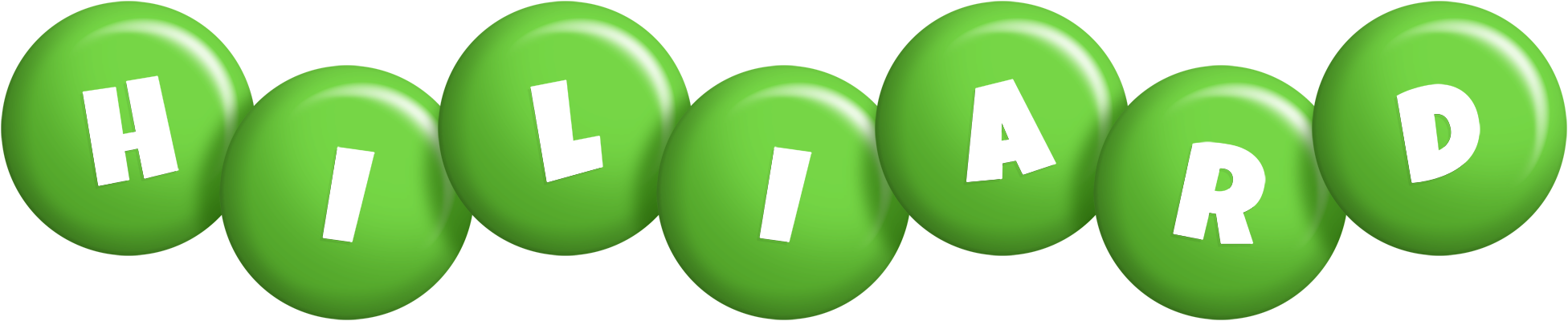 Hiliard candy-green logo