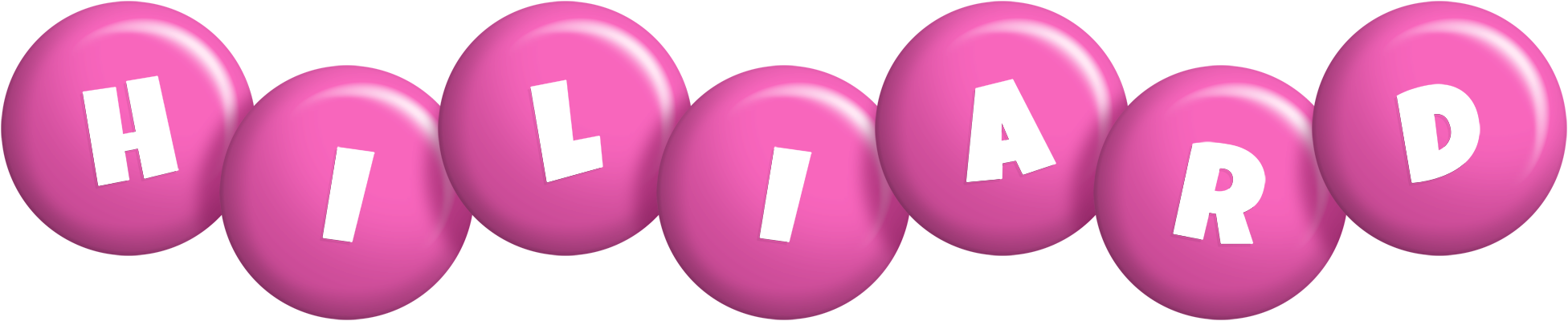 Hiliard candy-pink logo