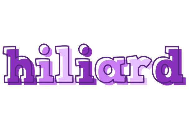 Hiliard sensual logo