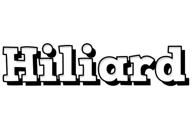 Hiliard snowing logo