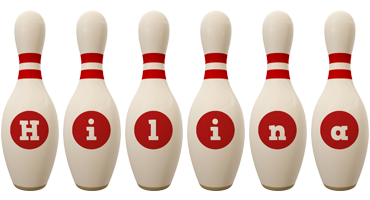 Hilina bowling-pin logo