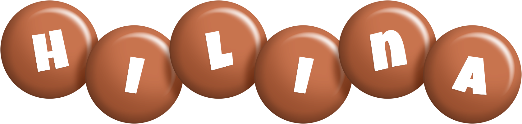 Hilina candy-brown logo