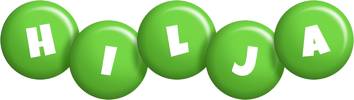 Hilja candy-green logo