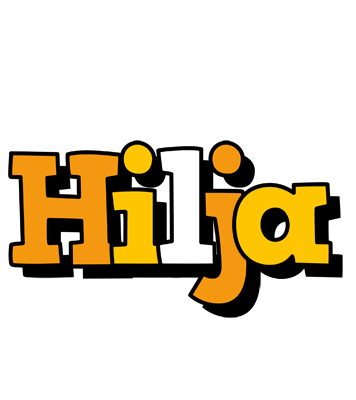 Hilja cartoon logo