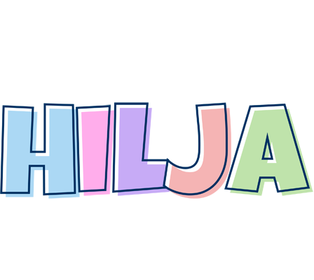 Hilja pastel logo