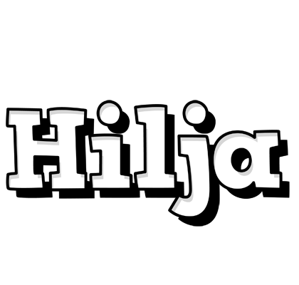 Hilja snowing logo