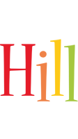 Hill birthday logo