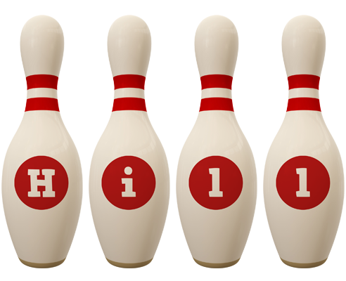 Hill bowling-pin logo