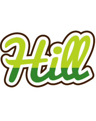 Hill golfing logo